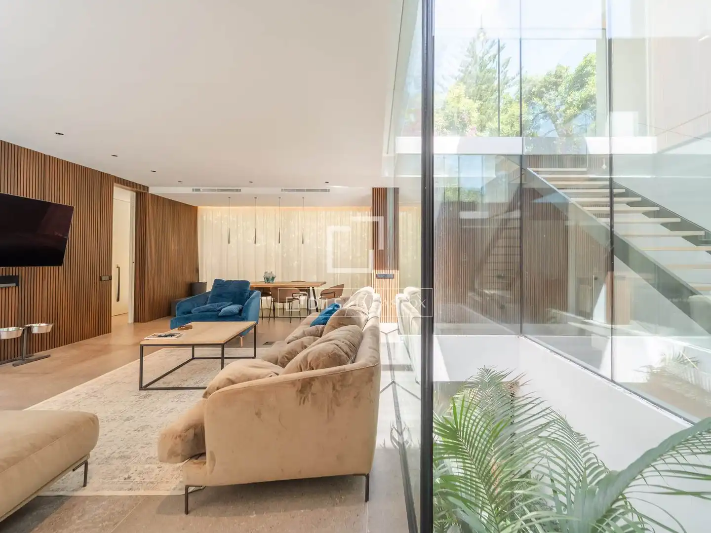Sala de estar de Casa o chalet en venta en Godella con Aire acondicionado, Calefacción y Jardín privado