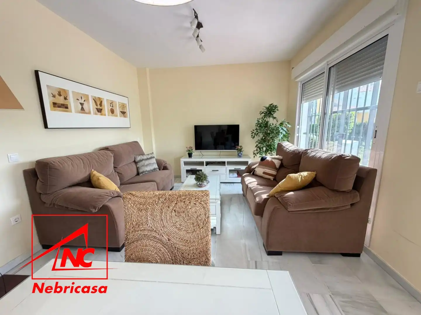 Sala de estar de Piso en venta en Chipiona con Aire acondicionado, Trastero y Piscina