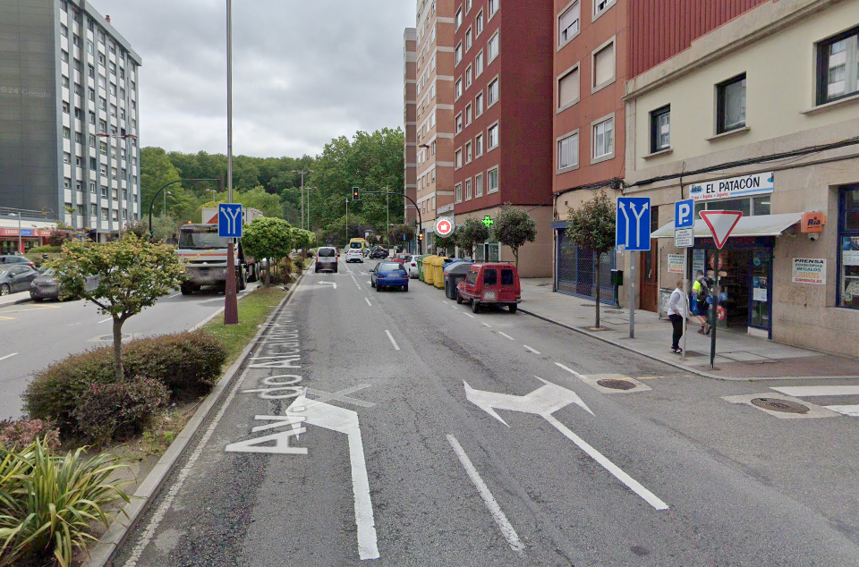 Vista exterior de Pis en venda en Vigo 