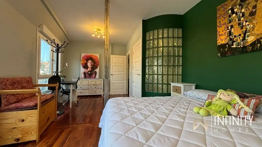 Bedroom of Flat for rent in Bilbao   with Heating and Terrace