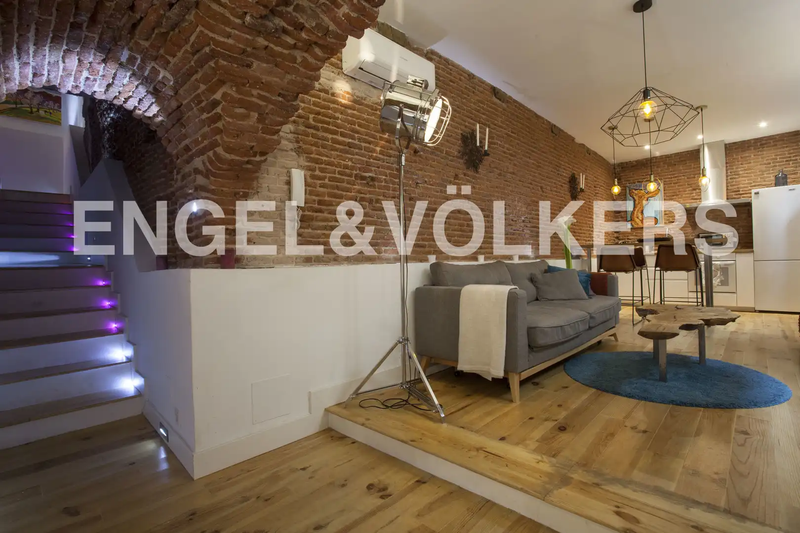 Wohnzimmer von Wohnung zum Verkauf in Madrid mit Klimaanlage und Heizung