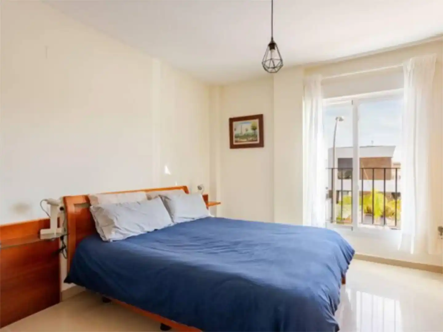 Bedroom of Flat for rent in El Campello  with Air Conditioner, Private garden and Swimming Pool