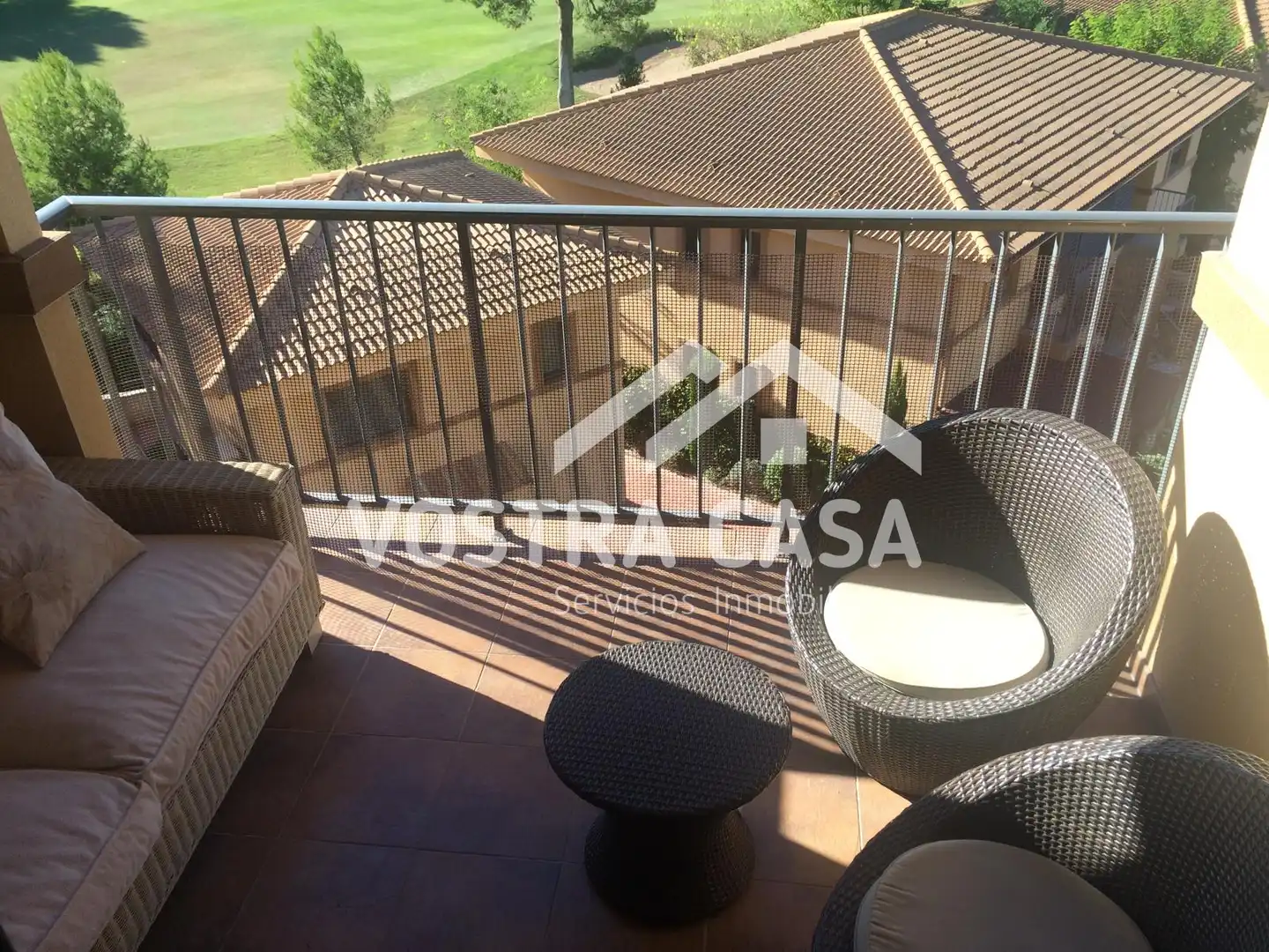 Terrassa de Apartament de lloguer en Chiva amb Aire condicionat i Alarma