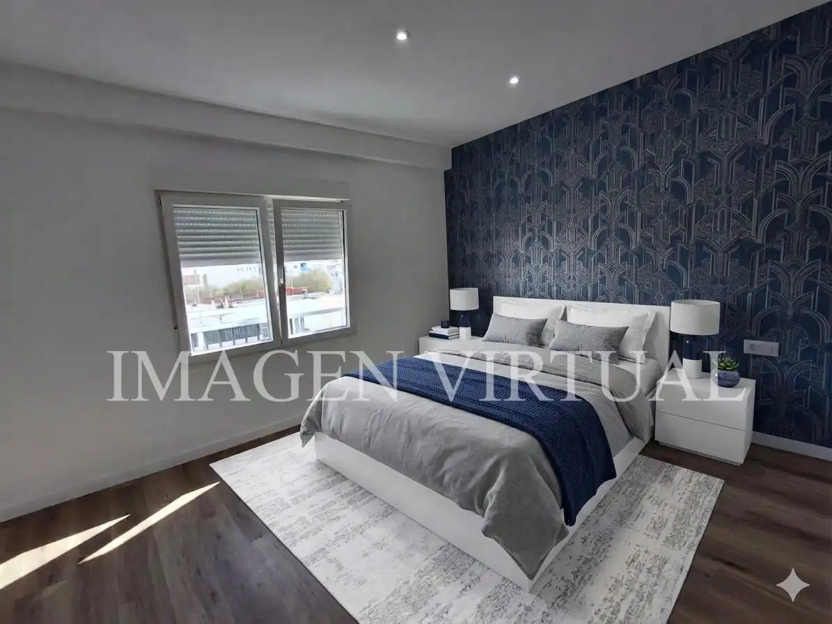 Bedroom of Flat for sale in L'Alcúdia  with Air Conditioner, Heating and Storage room