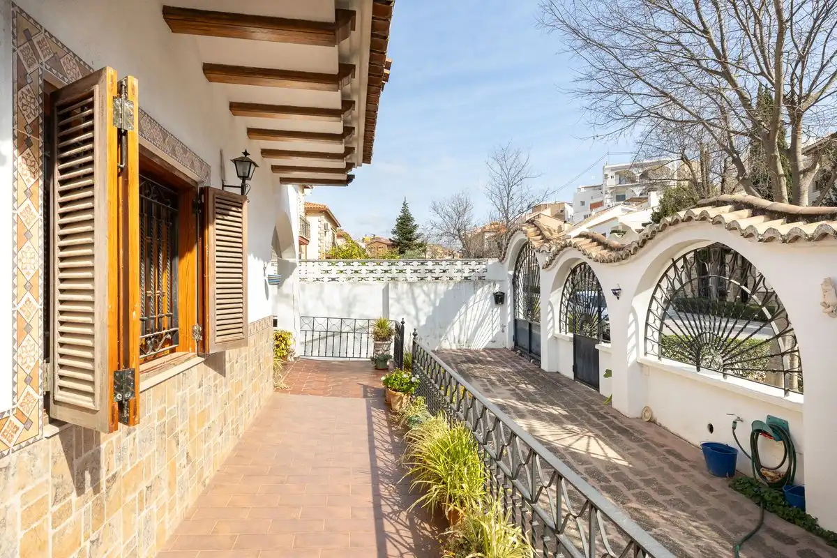 Terrasse von Country house zum Verkauf in Mogente / Moixent mit Klimaanlage, Heizung und Terrasse