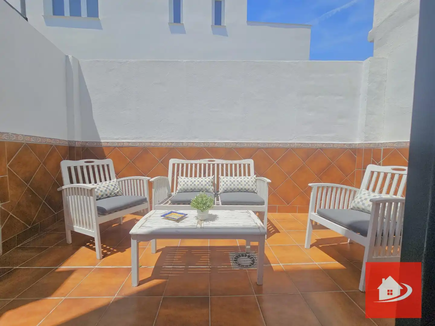 Terrassa de Casa adosada en venda en Sanlúcar de Barrameda amb Jardí privat