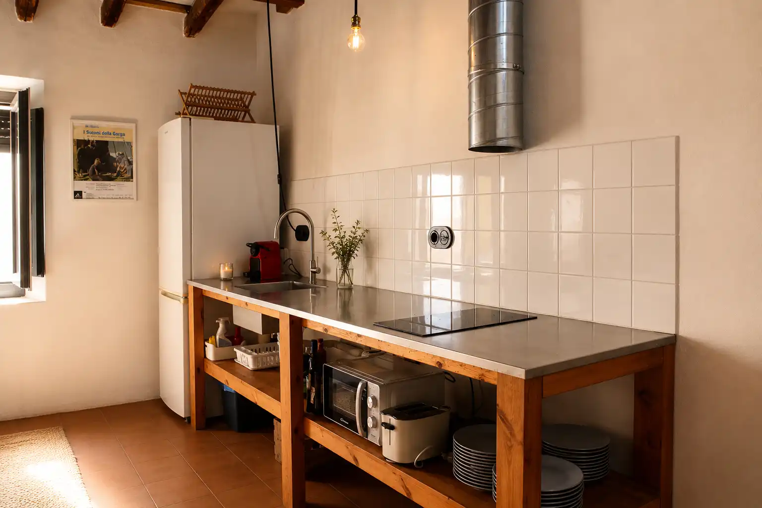 Cocina de Loft de alquiler en Palamós con Aire acondicionado, Calefacción y Amueblado