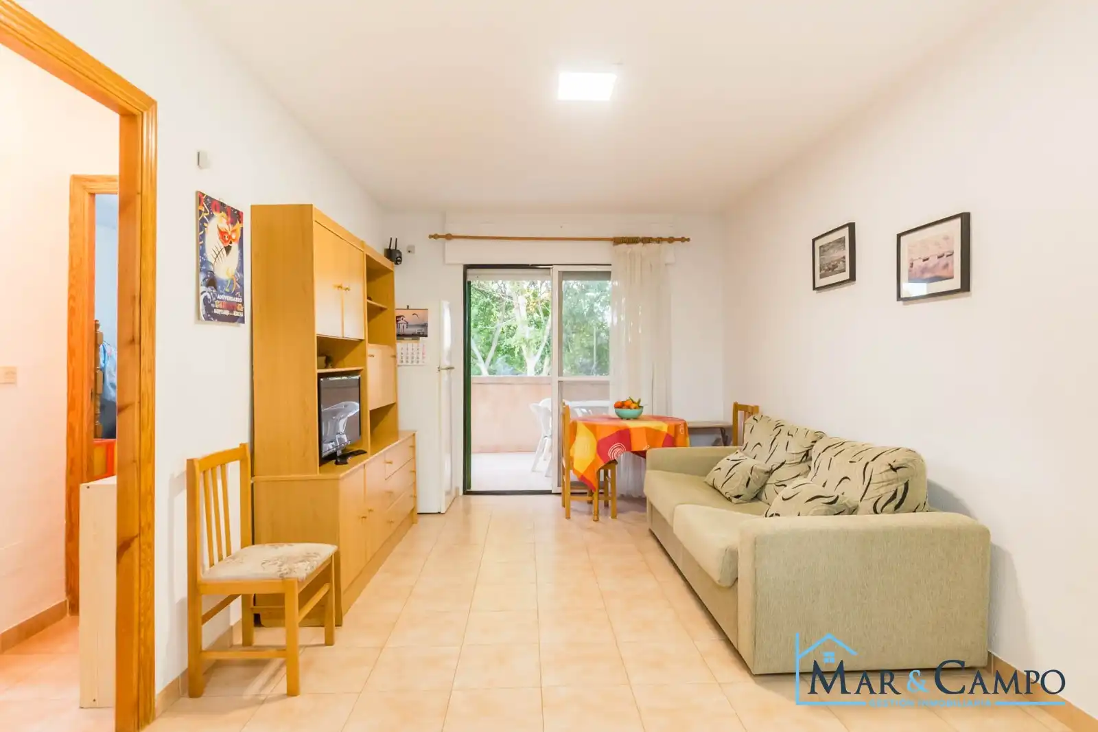 Sala d'estar de Apartament en venda en Los Alcázares amb Terrassa, Moblat i Balcó