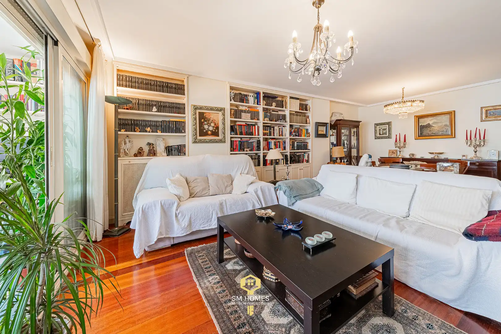 Wohnzimmer von Wohnung zum Verkauf in Madrid mit Klimaanlage, Heizung und Terrasse