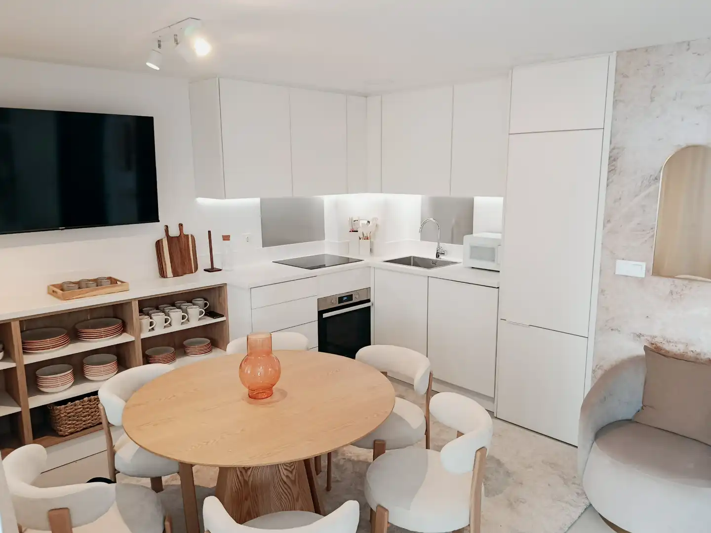 Cocina de Casa adosada para compartir en Málaga con Aire acondicionado, Calefacción y Terraza