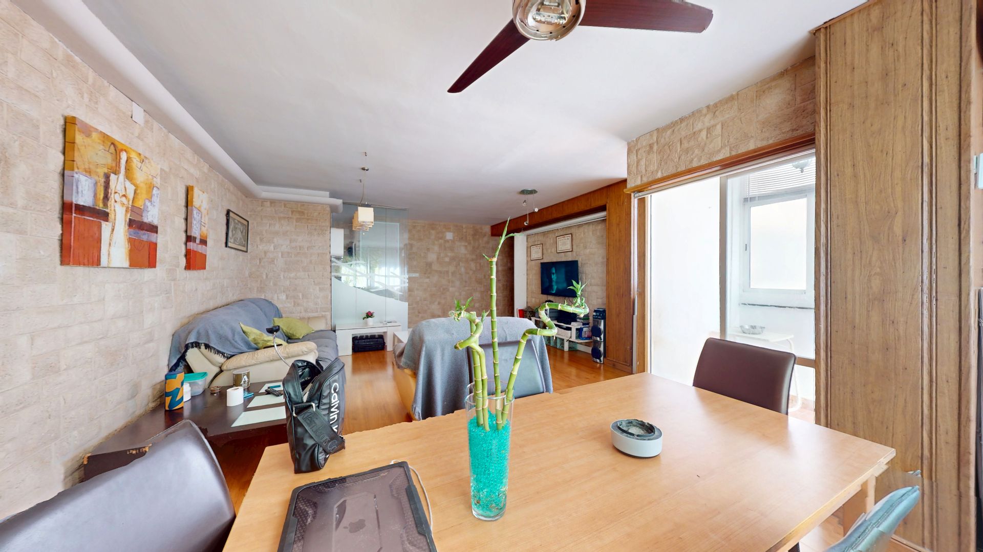 Living room of Flat for sale in Alcoy / Alcoi  with Air Conditioner, Heating and Parquet flooring