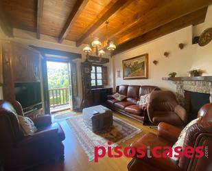 Living room of Single-family semi-detached for sale in Rupit i Pruit  with Heating, Terrace and Balcony