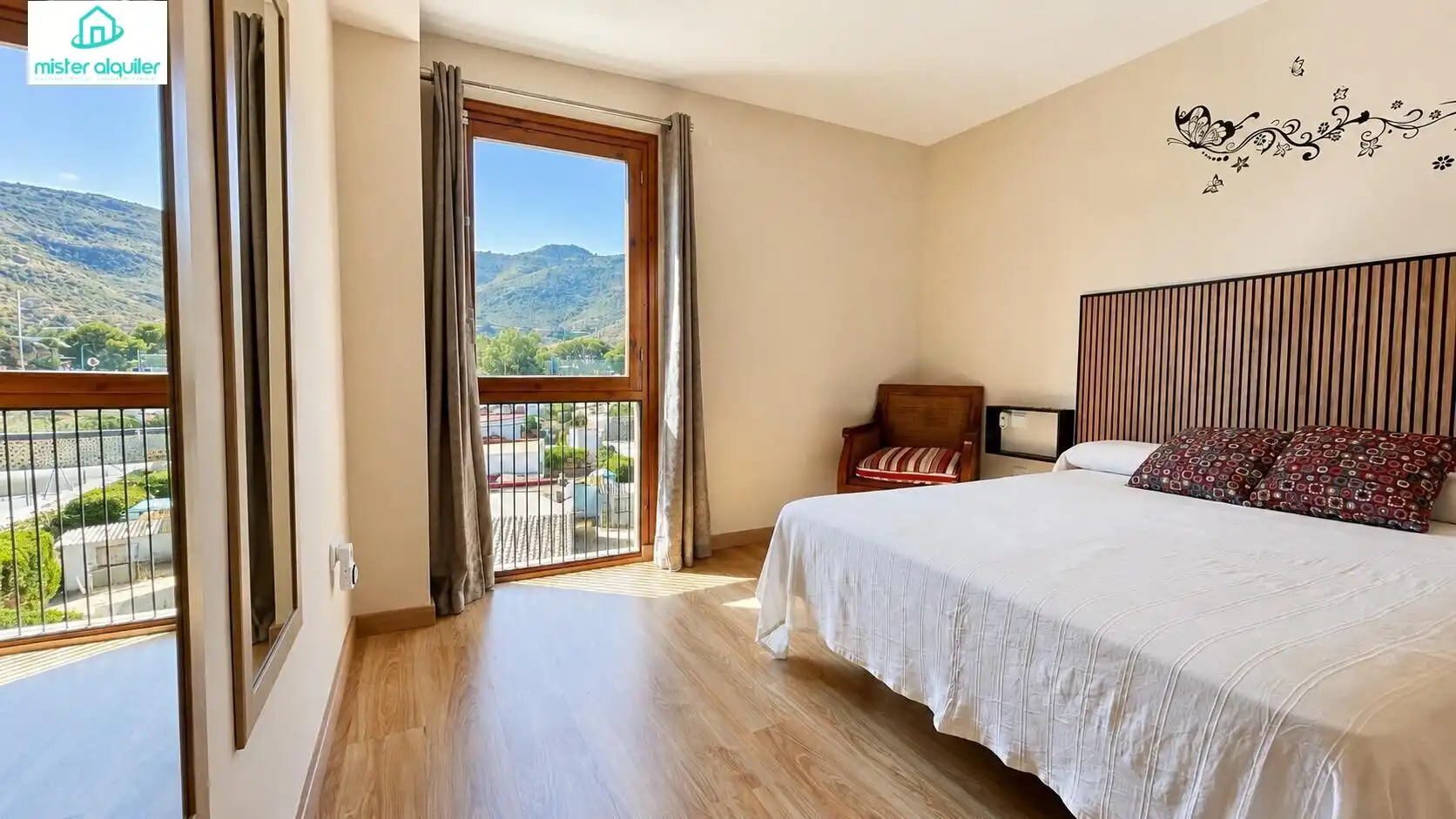 Bedroom of Apartments for rent in El Campello  with Air Conditioner, Heating and Terrace