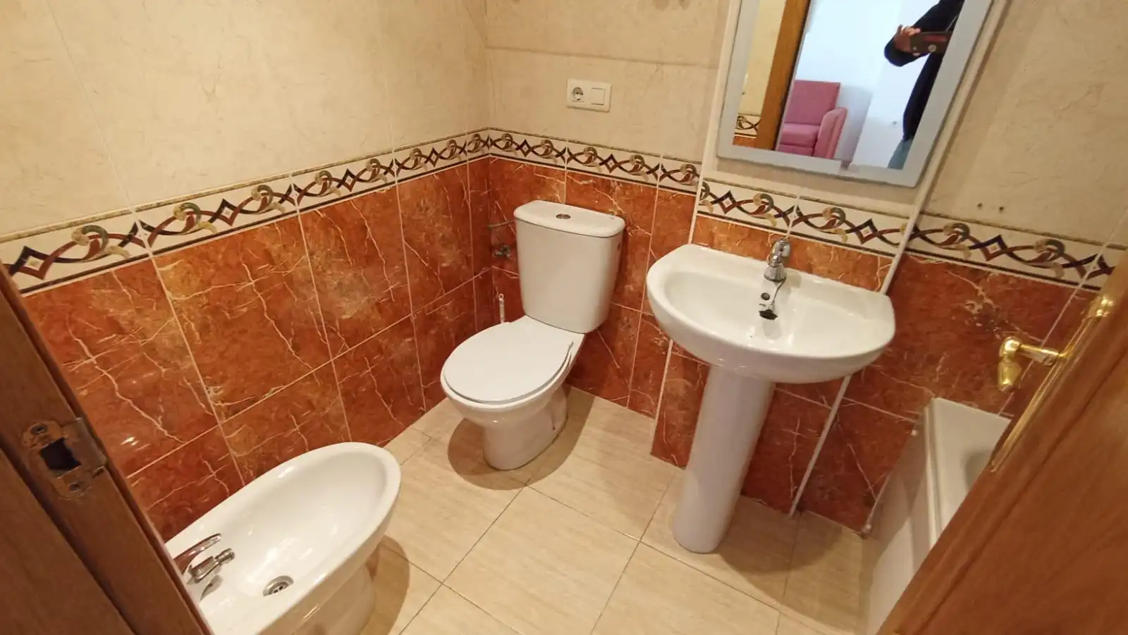 Bany de Apartament en venda en Oropesa del Mar / Orpesa amb Aire condicionat, Terrassa i Moblat