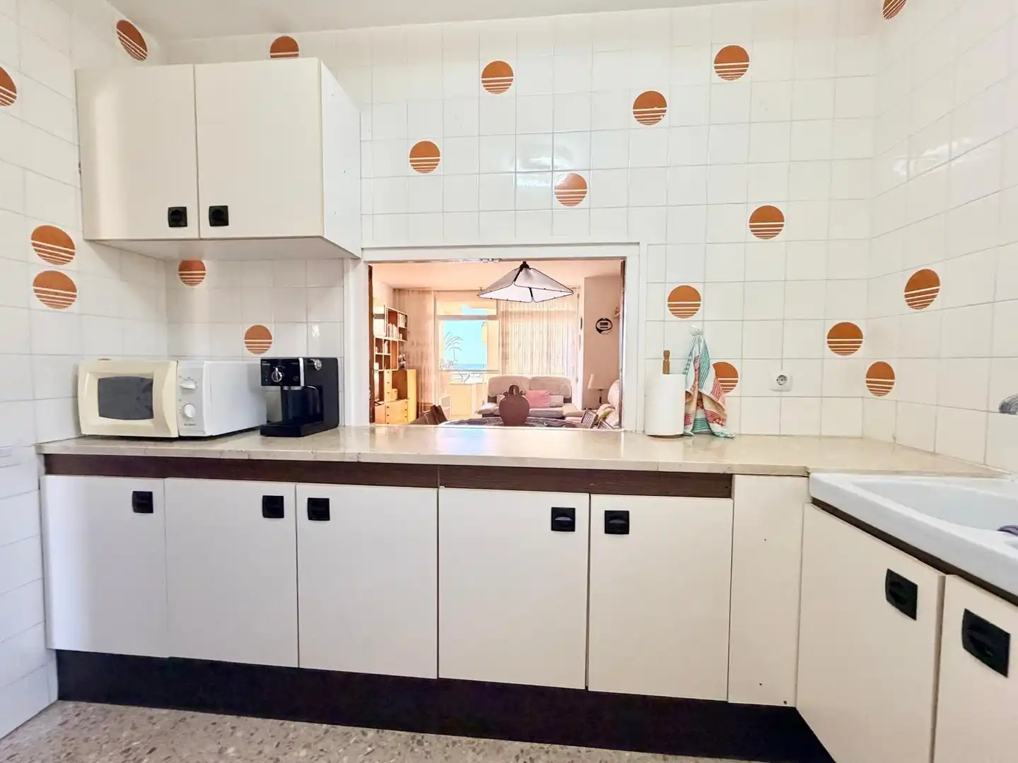 Küche von Wohnung zum Verkauf in Cunit mit Terrasse, Abstellraum und Möbliert