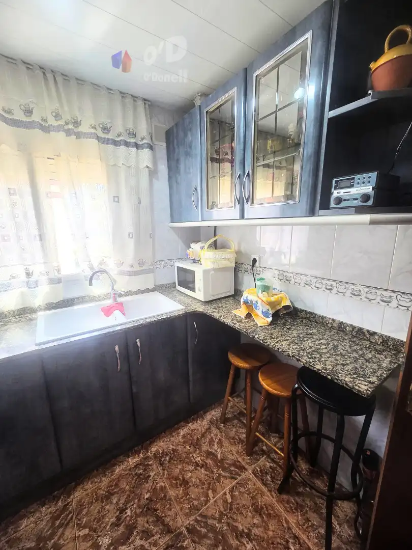 Kitchen of Flat for sale in Calafell  with Heating and Balcony