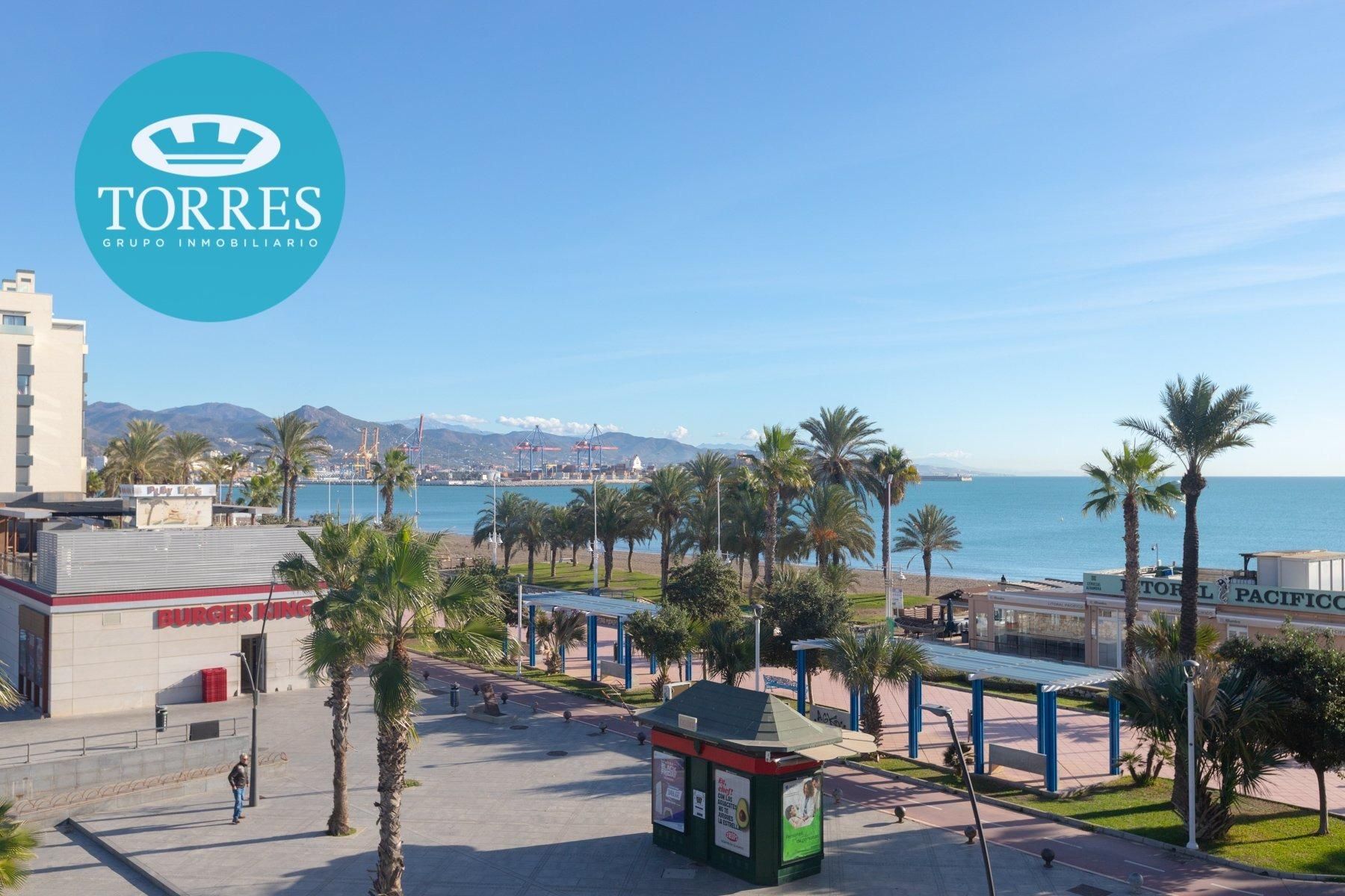 Exterior view of Flat for sale in Málaga Capital  with Air Conditioner, Terrace and Balcony