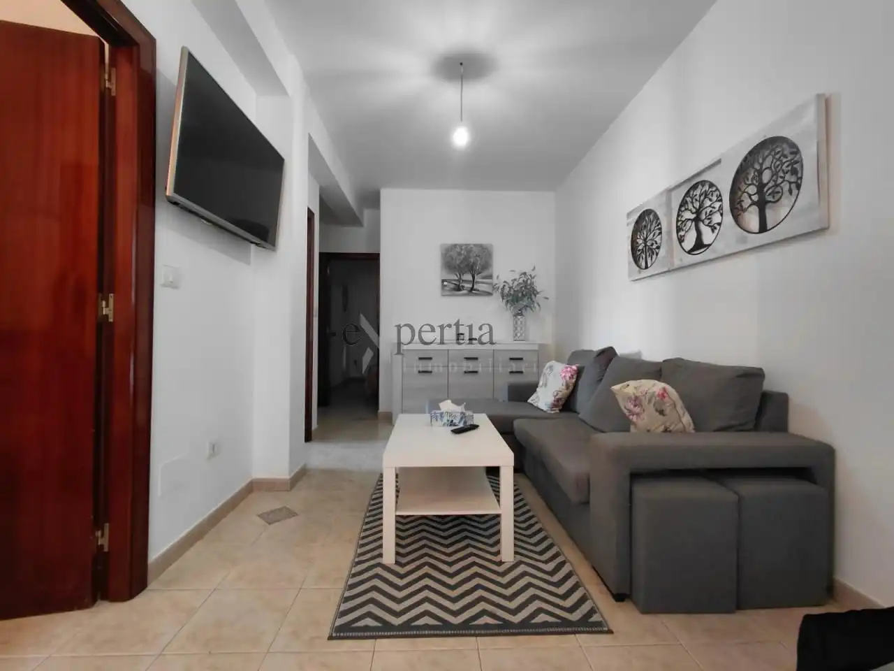 Wohnzimmer von Wohnung zur Miete in Boiro mit Heizung und Möbliert