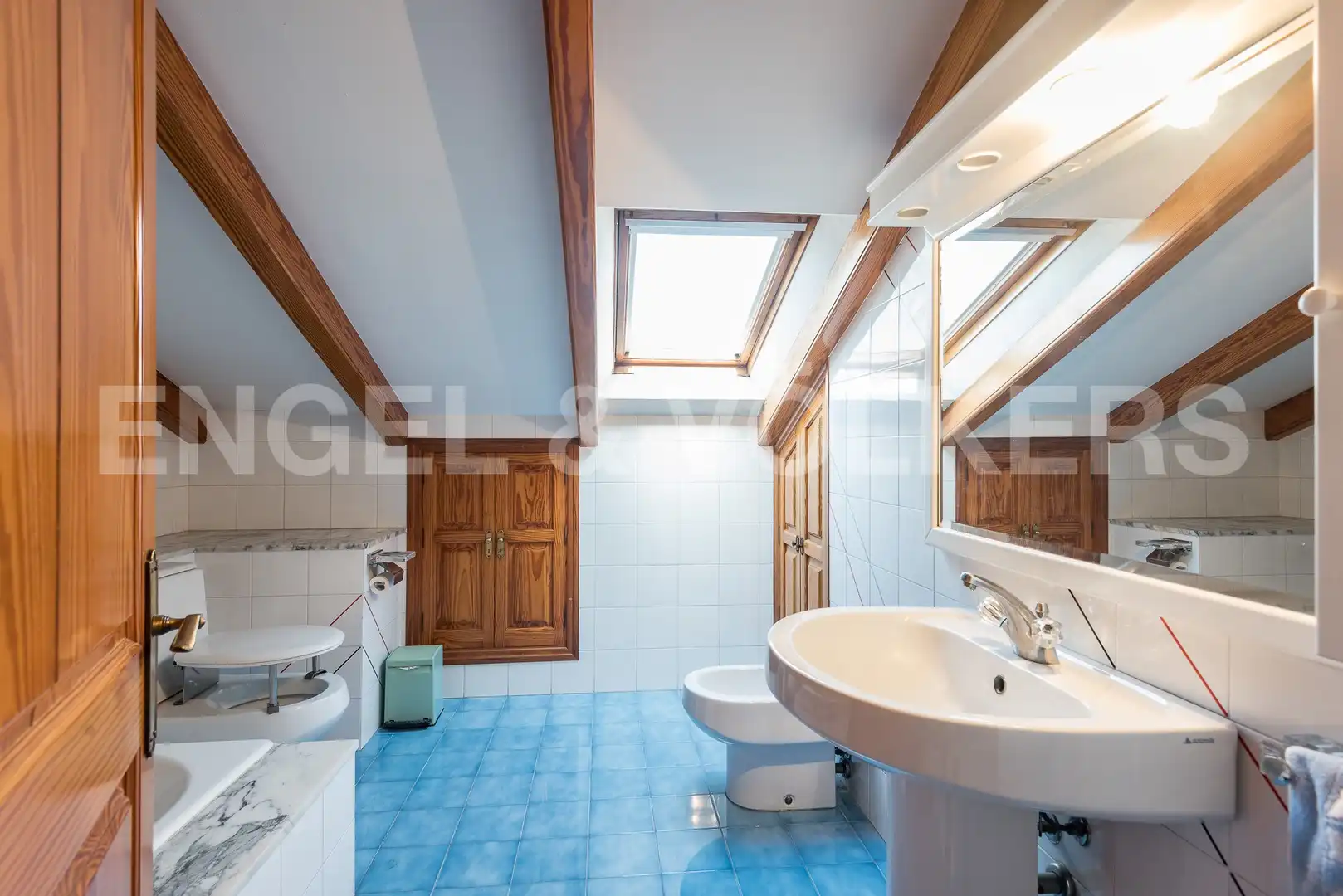 Baño de Casa o chalet en venta en Sant Fost de Campsentelles con Aire acondicionado, Calefacción y Jardín privado