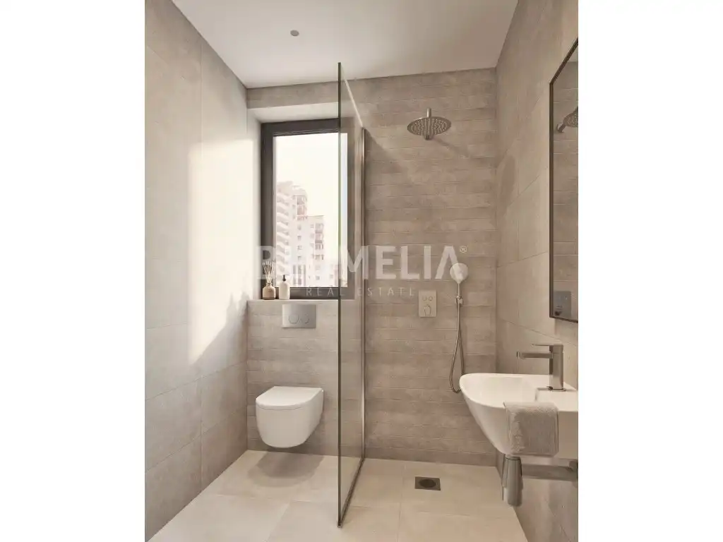 Baño de Apartamento en venta en Calpe / Calp con Aire acondicionado, Calefacción y Jardín privado