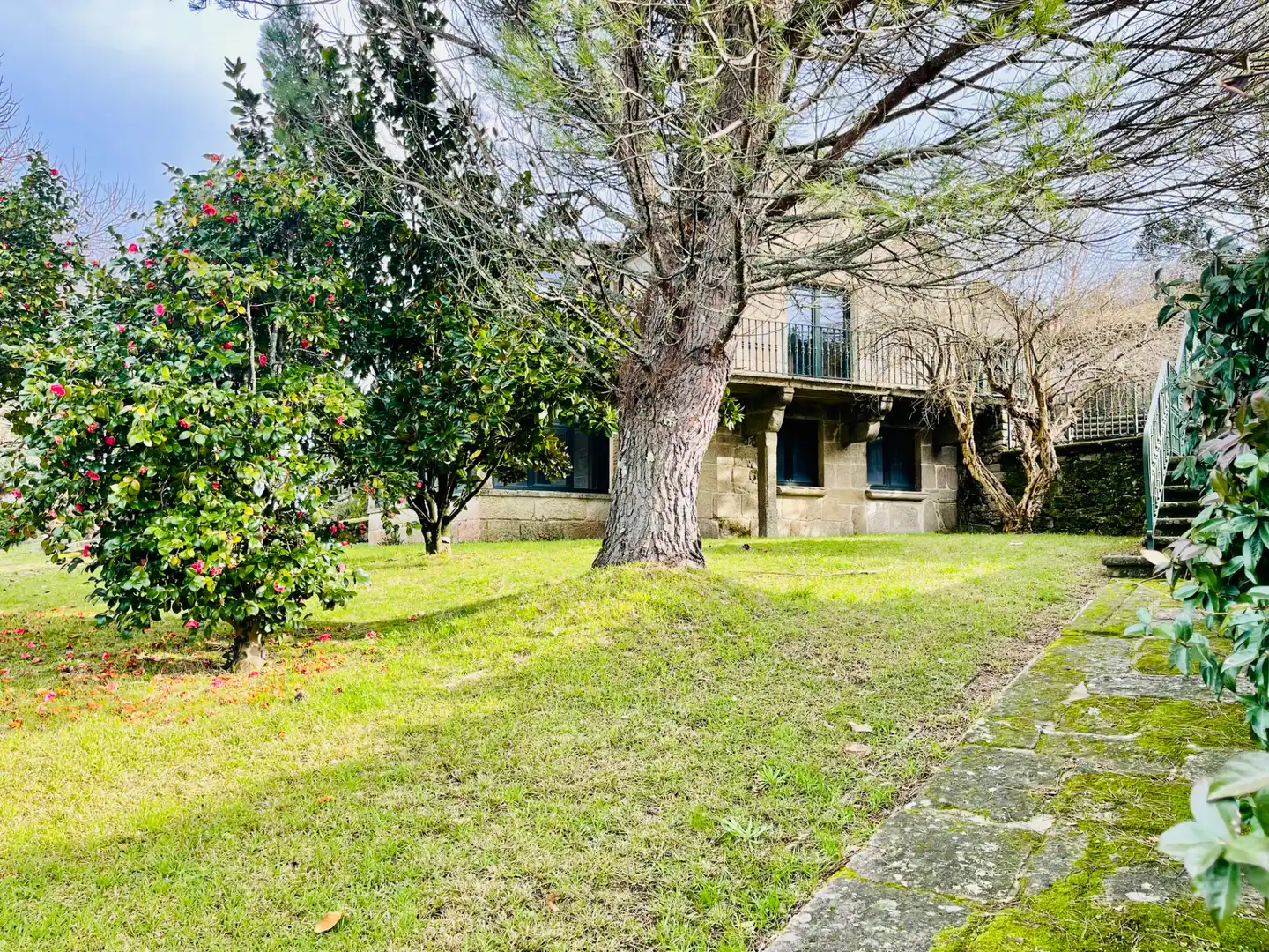 Vista exterior de Finca rústica en venta en Soutomaior con Calefacción, Jardín privado y Terraza