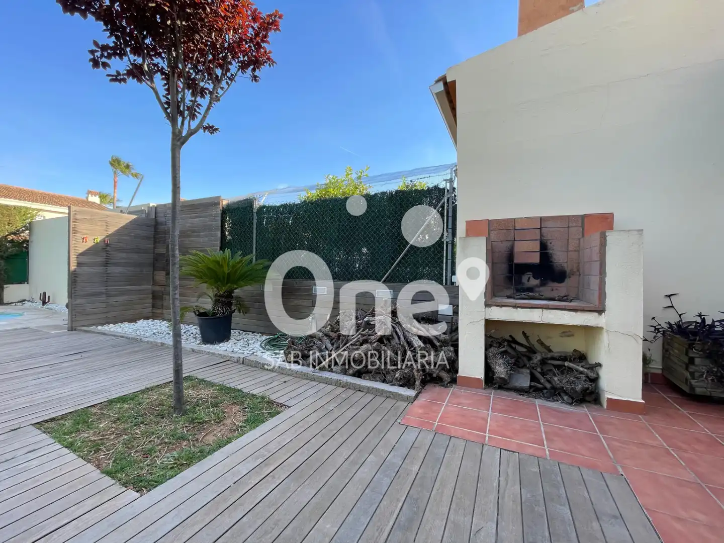Terrassa de Casa o xalet de lloguer en San Antonio de Benagéber amb Calefacció, Jardí privat i Parquet