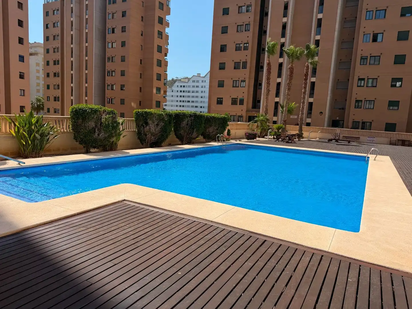 Swimming pool of Flat for sale in Villajoyosa / La Vila Joiosa  with Air Conditioner and Community pool