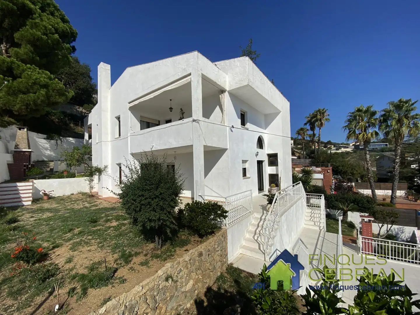 Exterior view of Houses for sale in Alella  with Heating, Terrace and Storage room