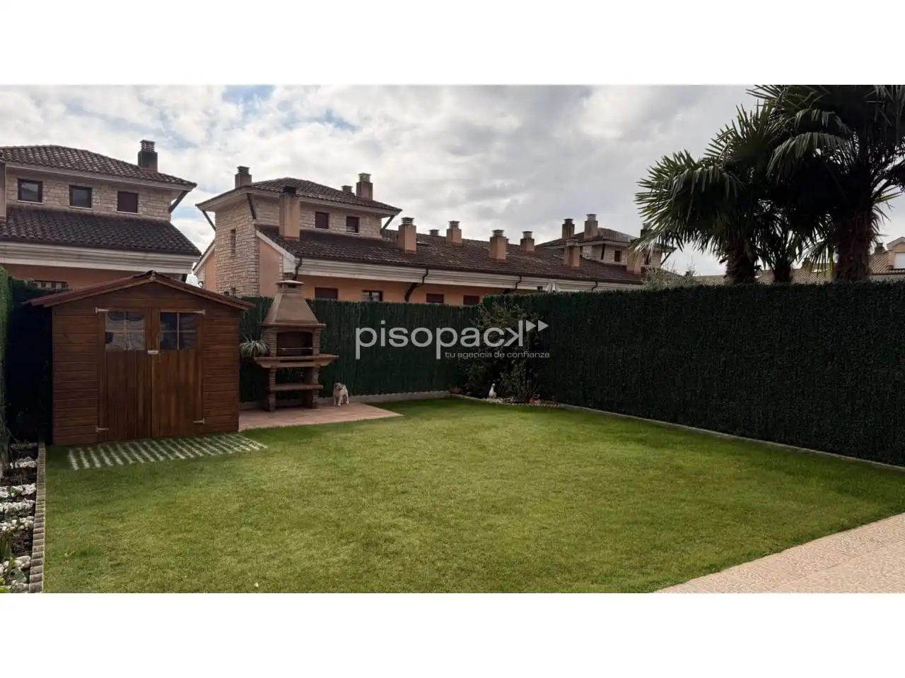 Jardín de Casa adosada en venta en Berrioplano / Berriobeiti con Calefacción, Jardín privado y Parquet