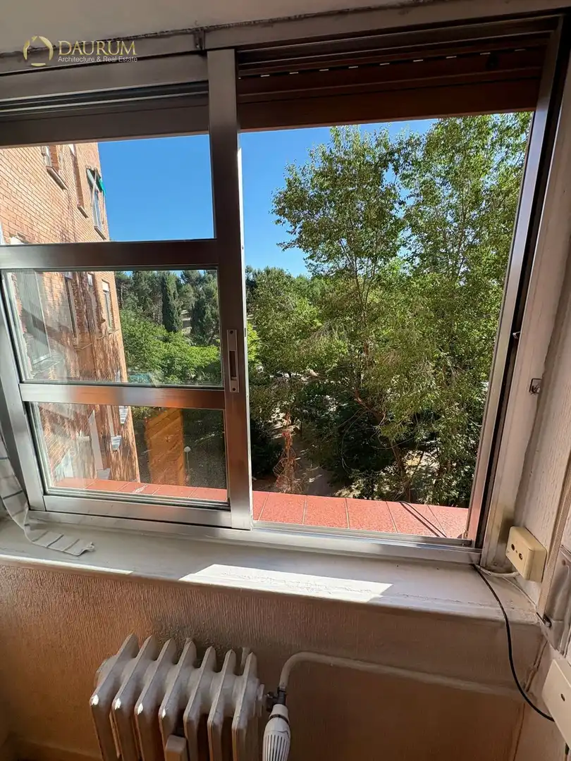 Balcony of Flat for sale in Madrid  with Air Conditioner, Heating and Terrace