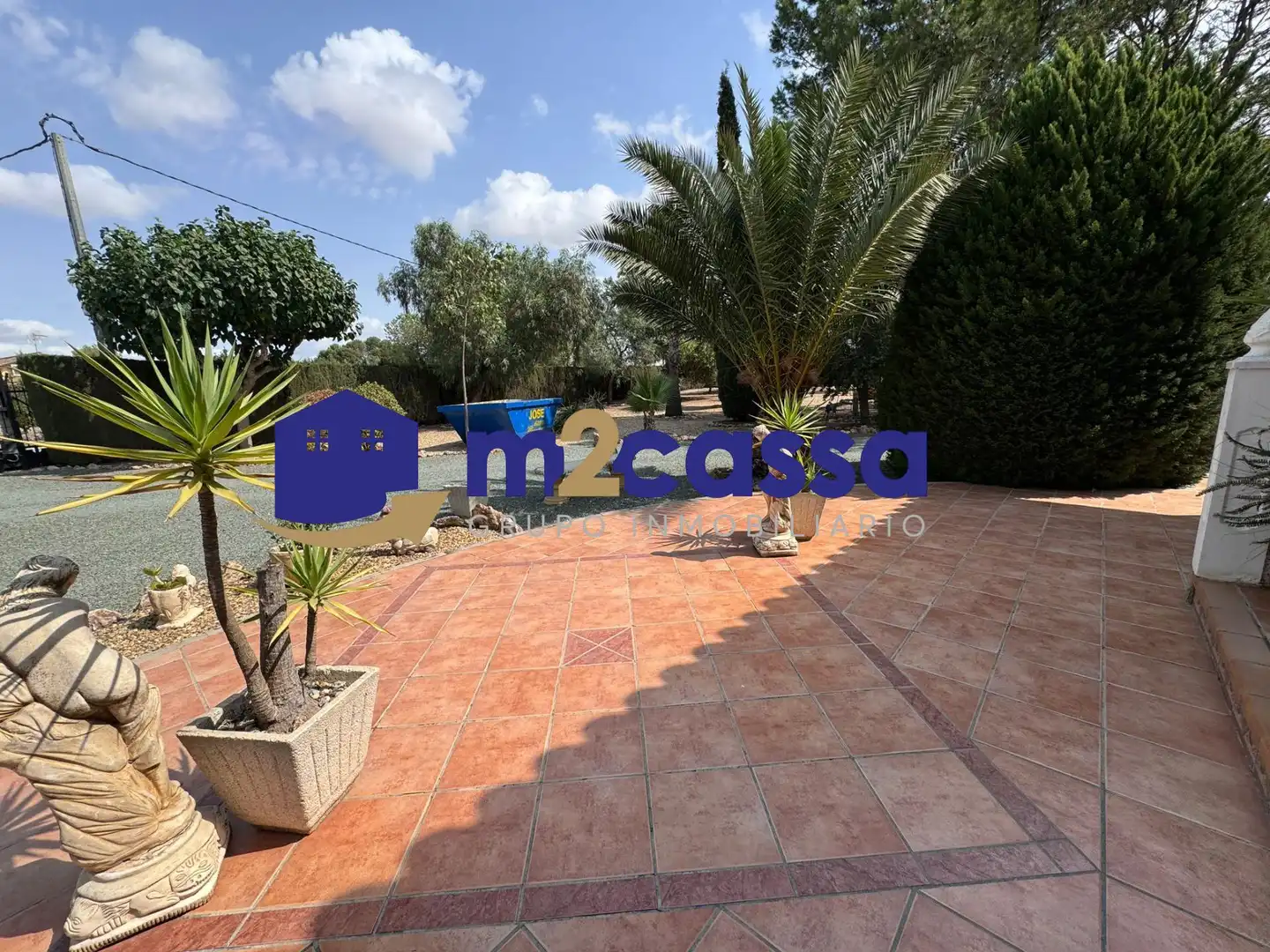 Vista exterior de Casa o xalet en venda en Puerto Lumbreras amb Jardí privat, Terrassa i Piscina