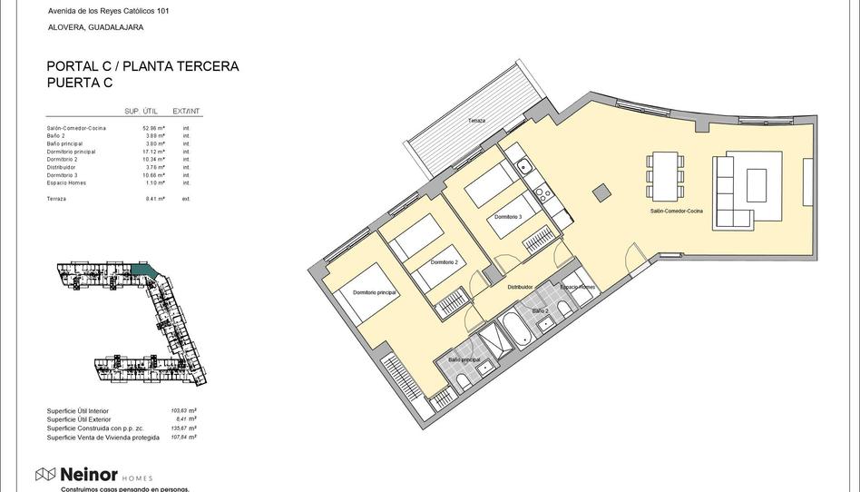 Photo 1 of Flat for sale in   Avenida Camino las Fuentes, Alovera, Guadalajara