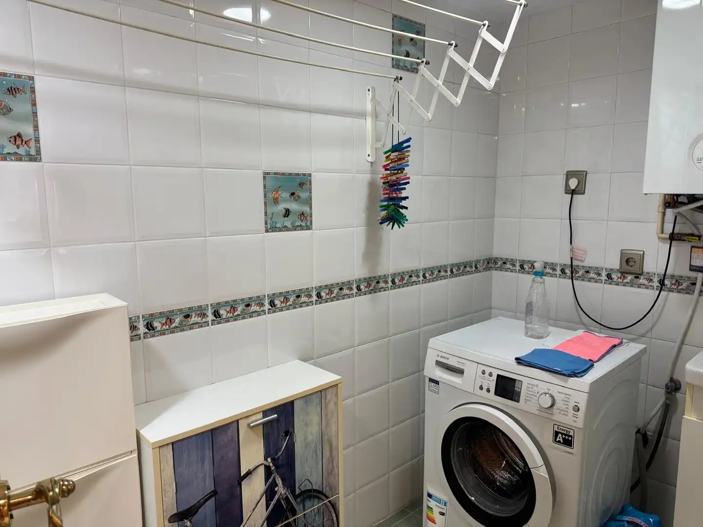 Bathroom of Flat for sale in Castellón de la Plana / Castelló de la Plana  with Heating, Storage room and Furnished