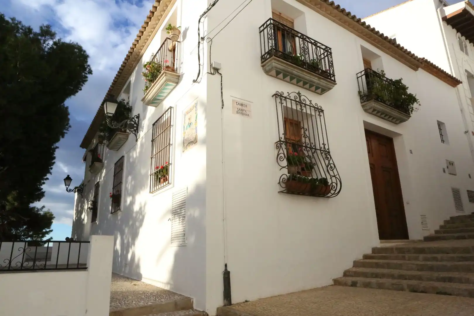 Außenansicht von Country house zum Verkauf in Altea mit Klimaanlage, Abstellraum und Schwimmbad