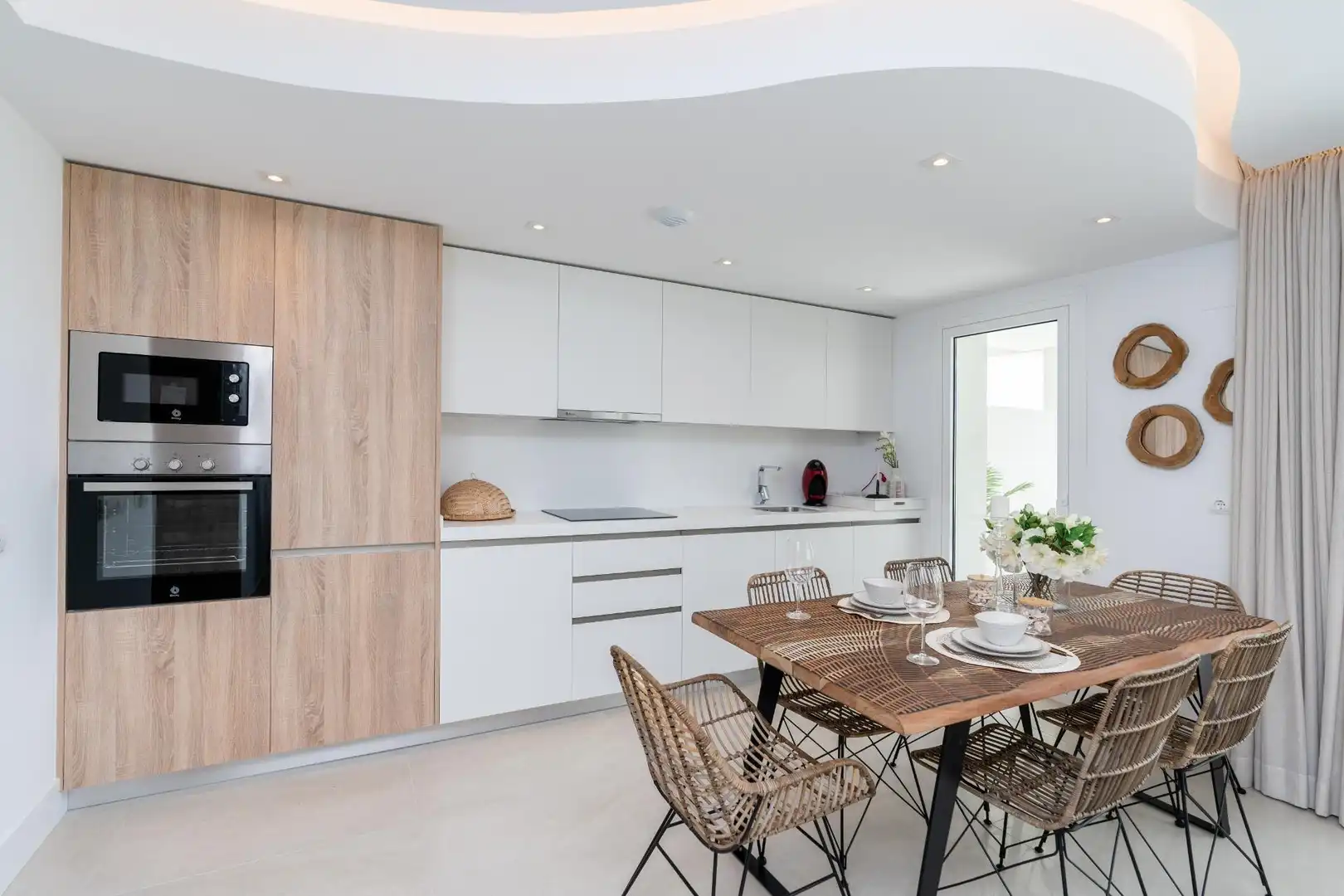 Cocina de Apartamento en venta en San Roque con Aire acondicionado, Calefacción y Jardín privado