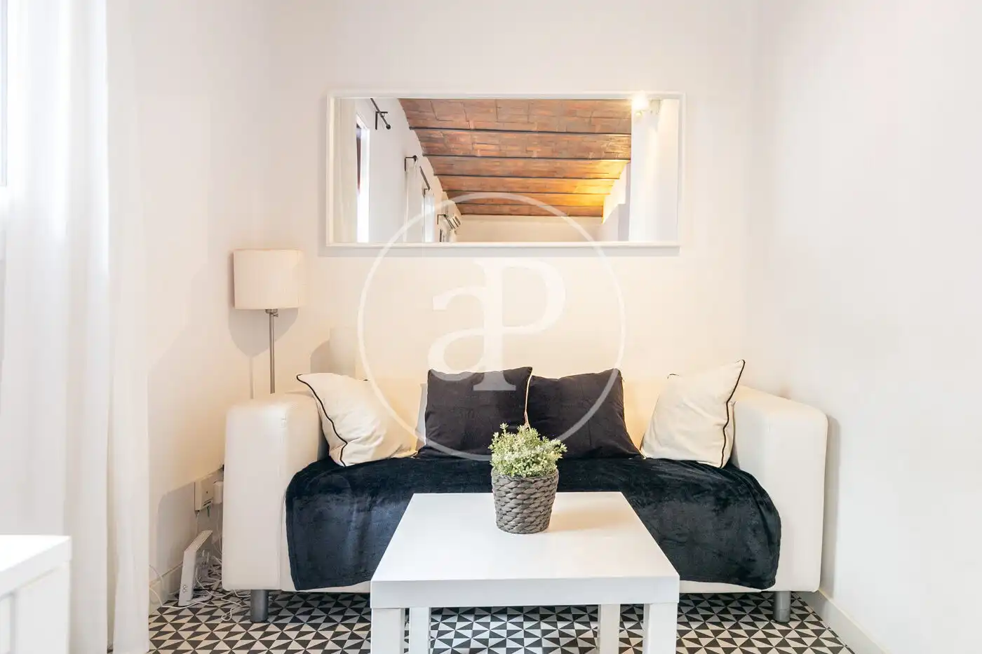 Sala de estar de Piso en venta en Barcelona con Aire acondicionado, Calefacción y Amueblado