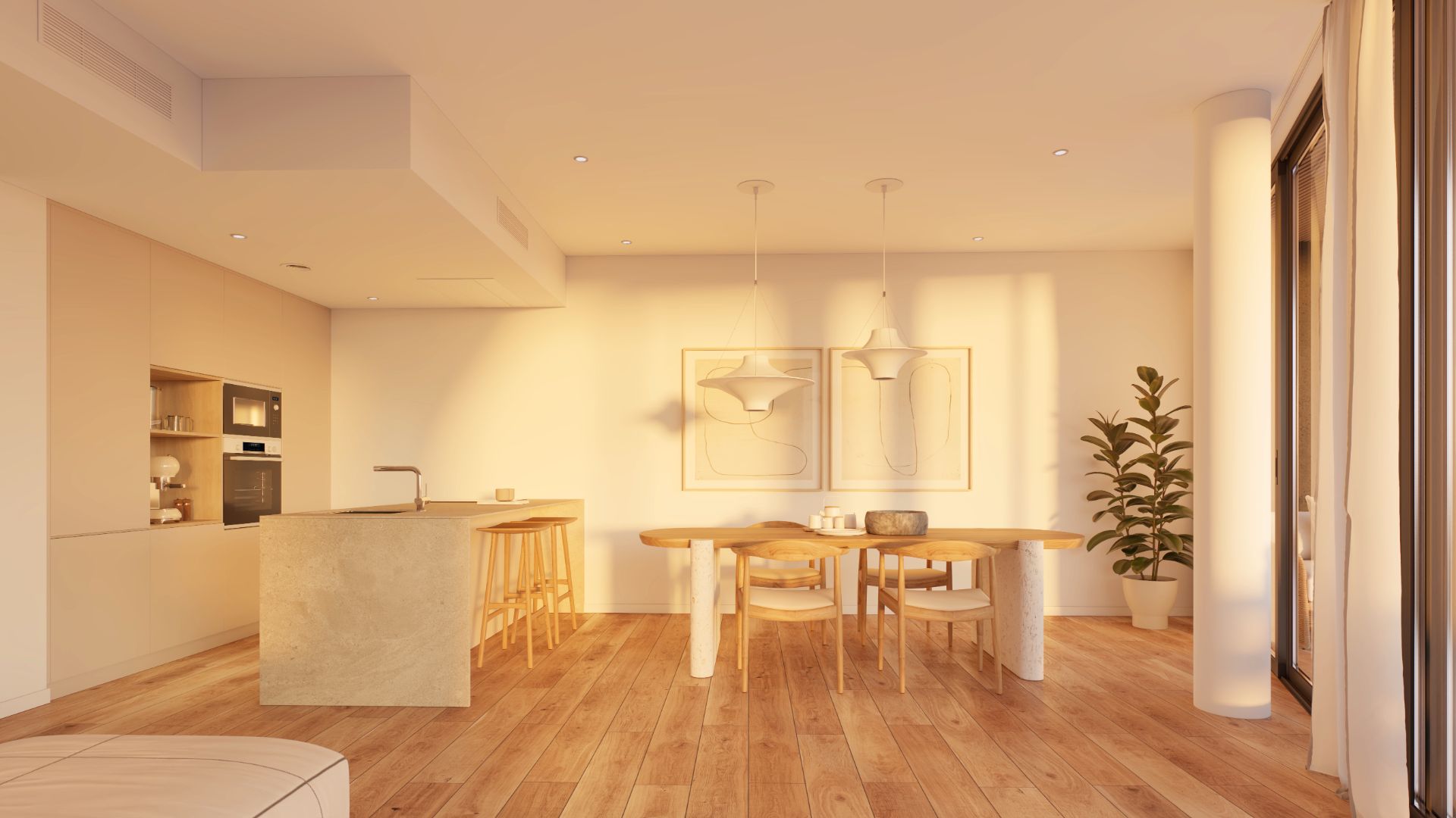 Dining room of Attic for sale in Calonge i Sant Antoni  with Air Conditioner, Heating and Private garden
