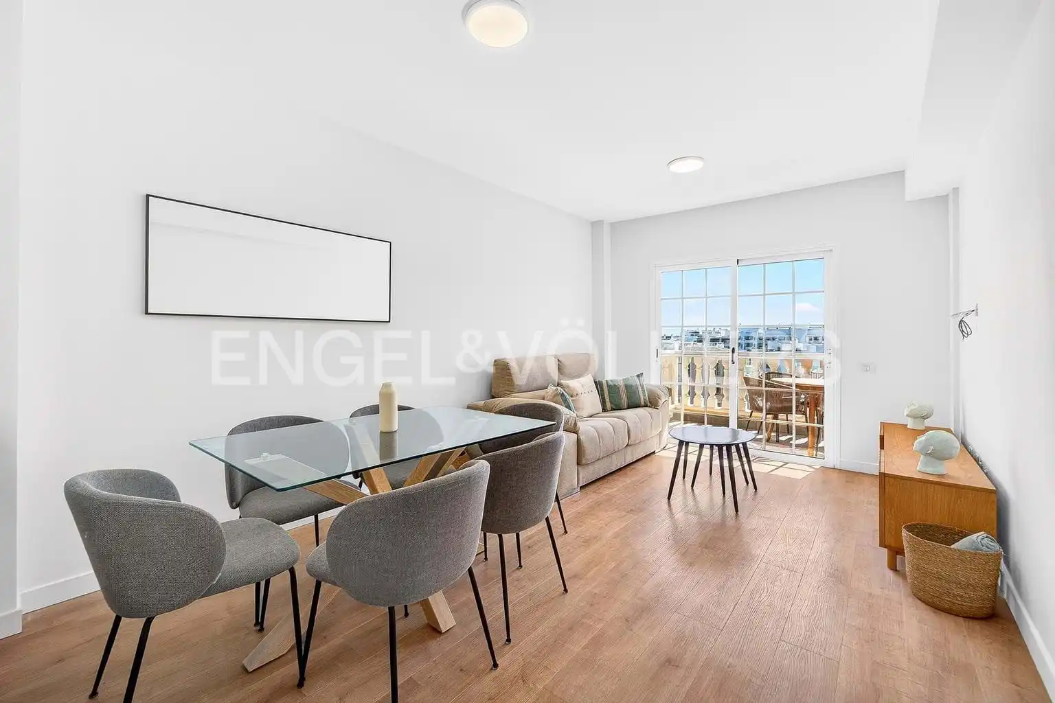Sala de estar de Piso en venta en Arona con Aire acondicionado, Terraza y Piscina