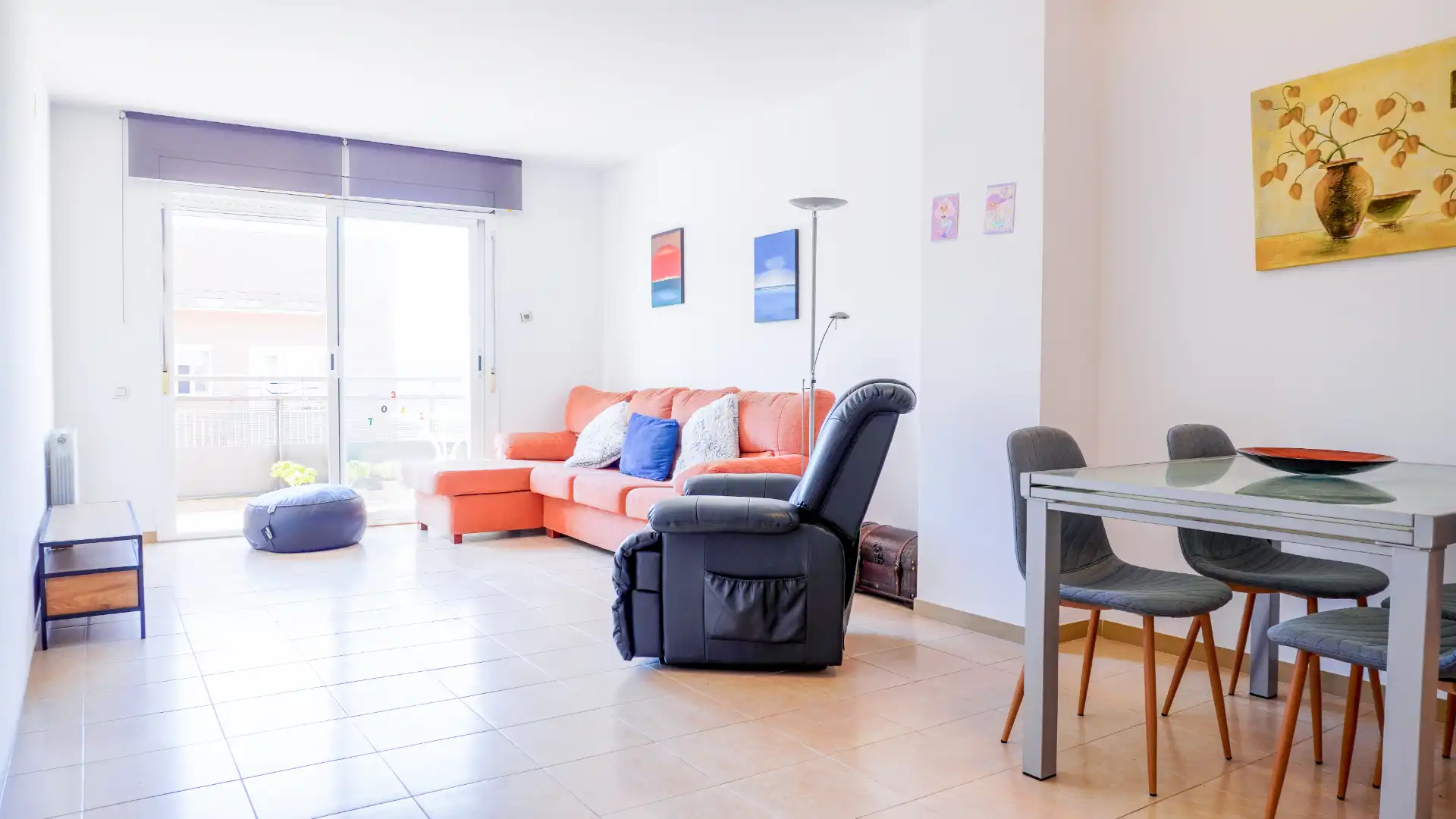Sala d'estar de Àtic en venda en El Vendrell amb Aire condicionat, Calefacció i Terrassa