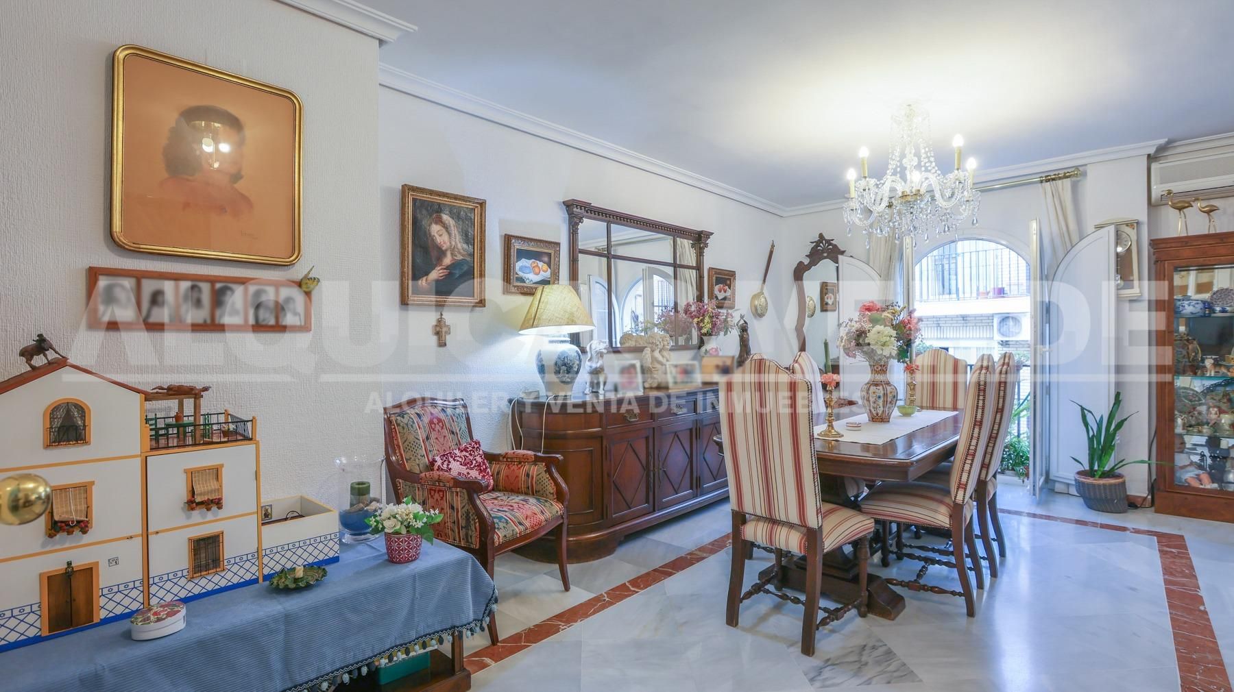 Dining room of Flat for sale in  Sevilla Capital  with Air Conditioner and Storage room