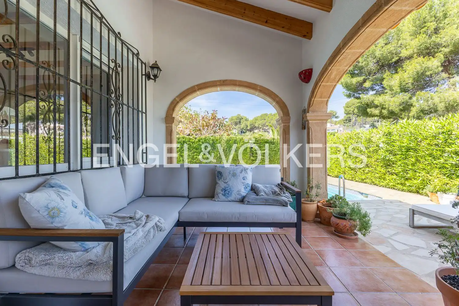 Terrassa de Finca rústica en venda en Jávea / Xàbia amb Aire condicionat, Calefacció i Jardí privat