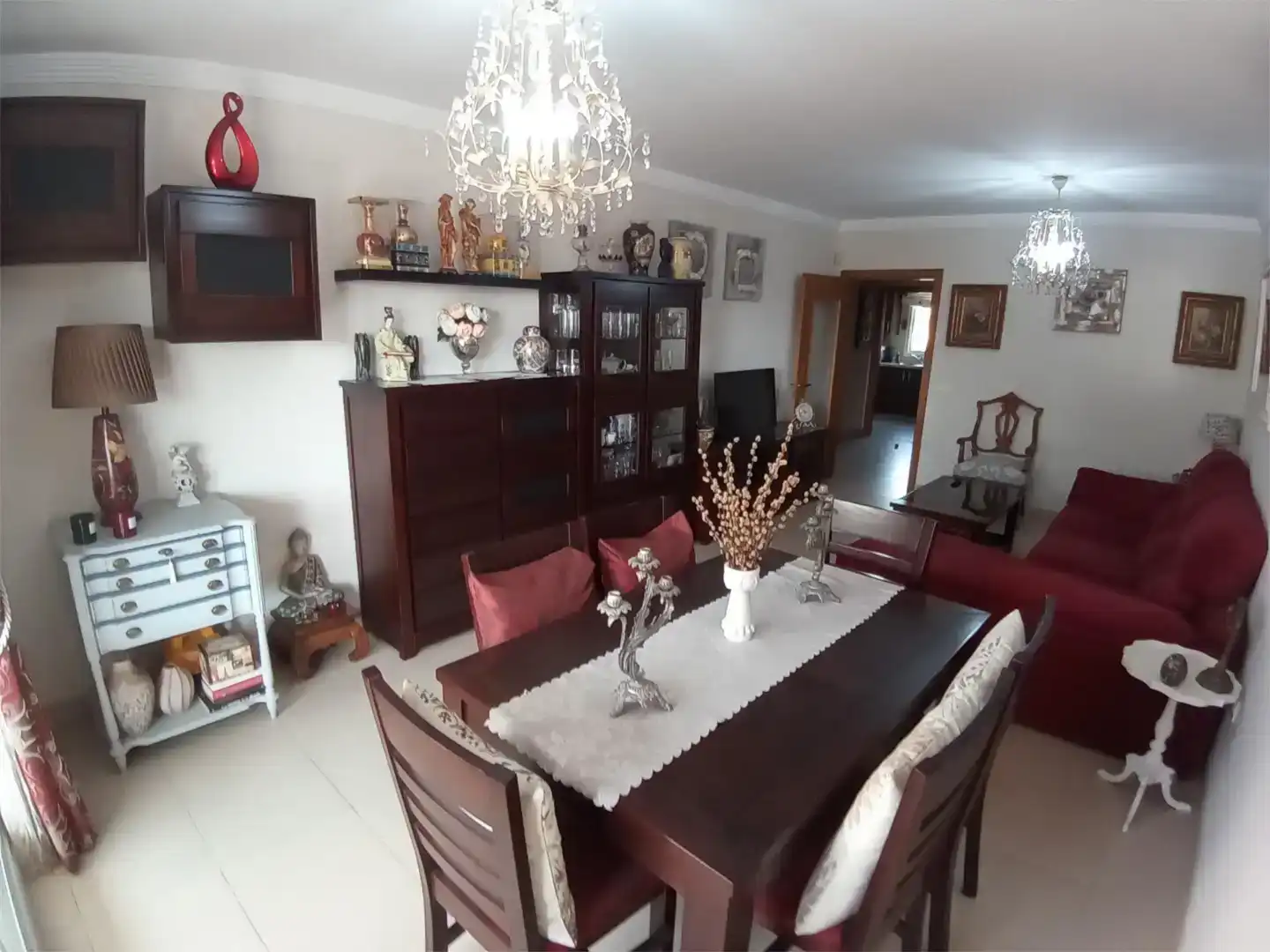 Esszimmer von Wohnung zum Verkauf in Torremolinos mit Klimaanlage, Terrasse und Schwimmbad