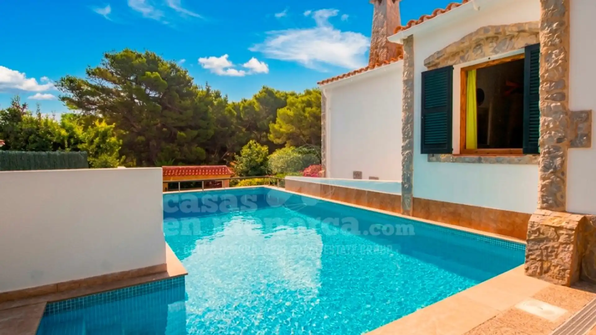 Vista exterior de Casa o chalet en venta en Es Mercadal con Jardín privado y Piscina