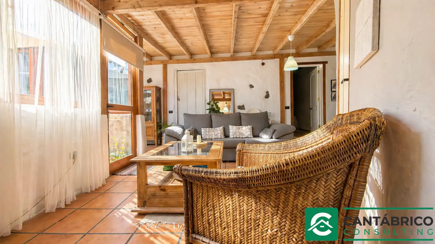 Sala de estar de Casa adosada en venta en Guía de Isora