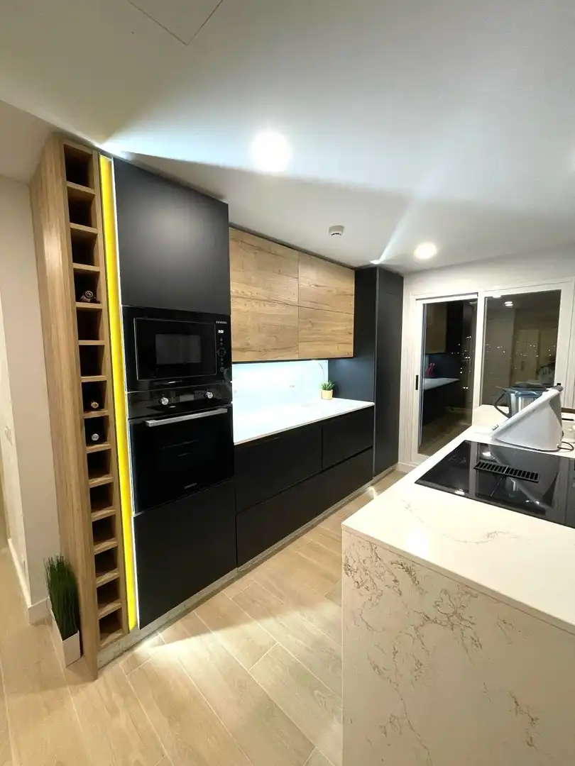 Cocina de Apartamento en venta en Mijas con Aire acondicionado, Terraza y Trastero