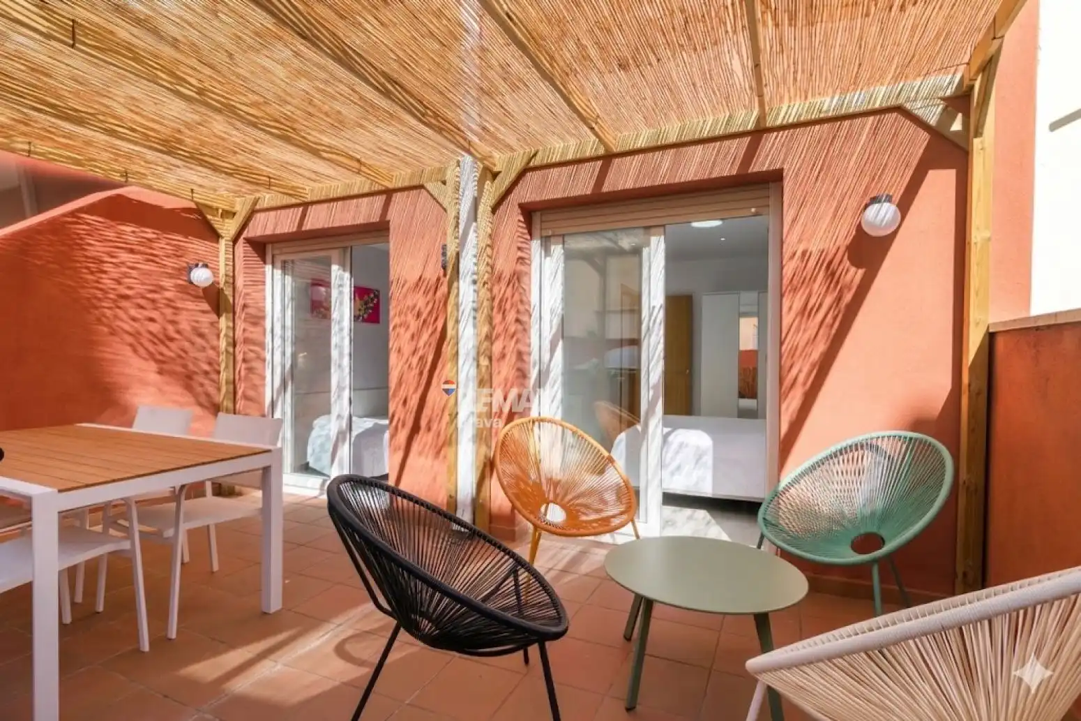 Terrace of Flat for sale in Roses  with Air Conditioner, Heating and Terrace