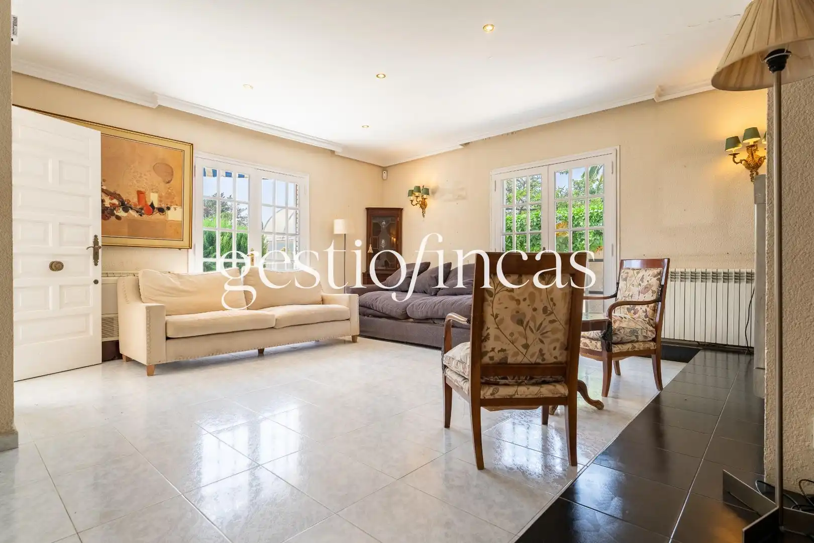 Sala de estar de Casa adosada en venta en Cambrils con Aire acondicionado, Calefacción y Amueblado