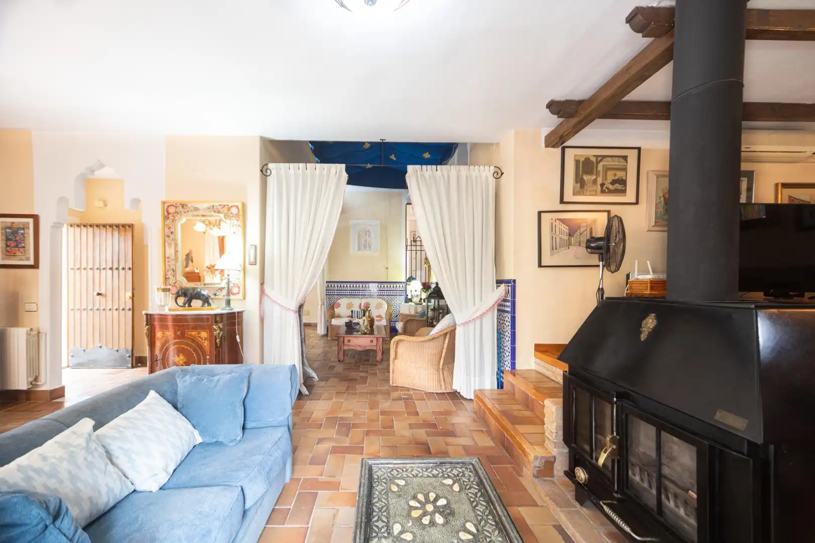 Living room of Houses for sale in Murcia  with Air Conditioner, Heating and Private garden