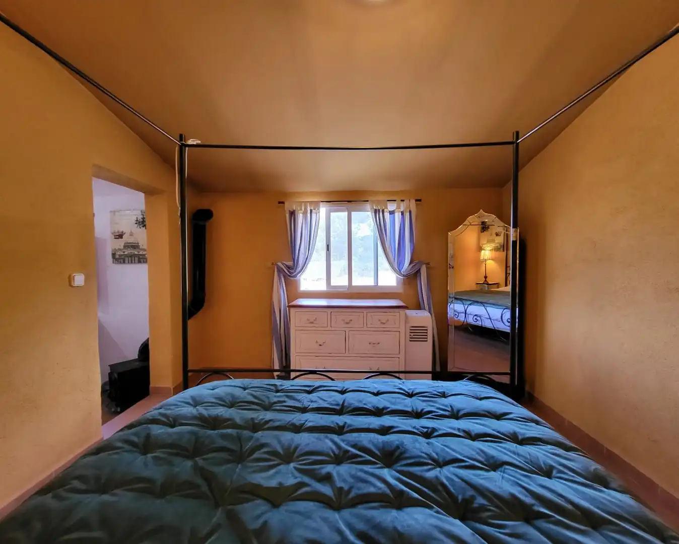 Schlafzimmer von Country house zum Verkauf in L'Ametlla de Mar  mit Privatgarten, Terrasse und Abstellraum