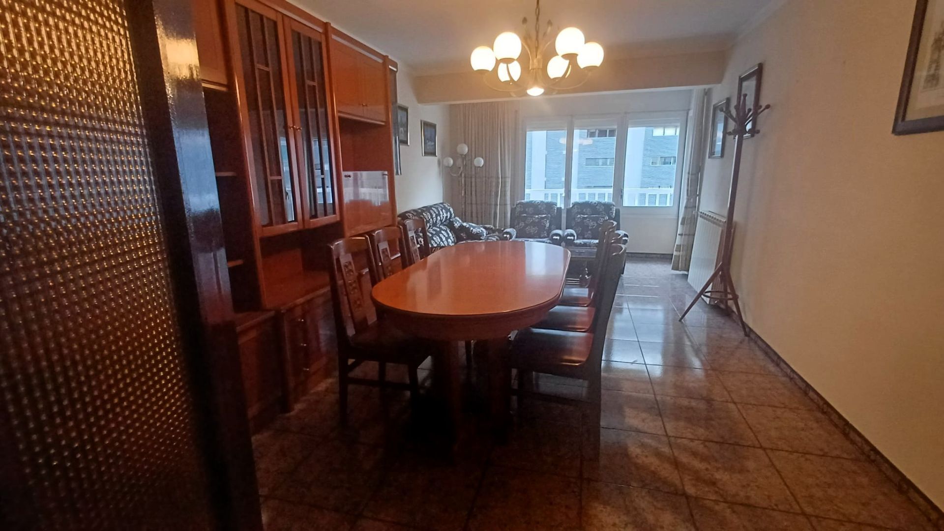 Dining room of Flat for sale in  Lleida Capital  with Heating, Terrace and Storage room